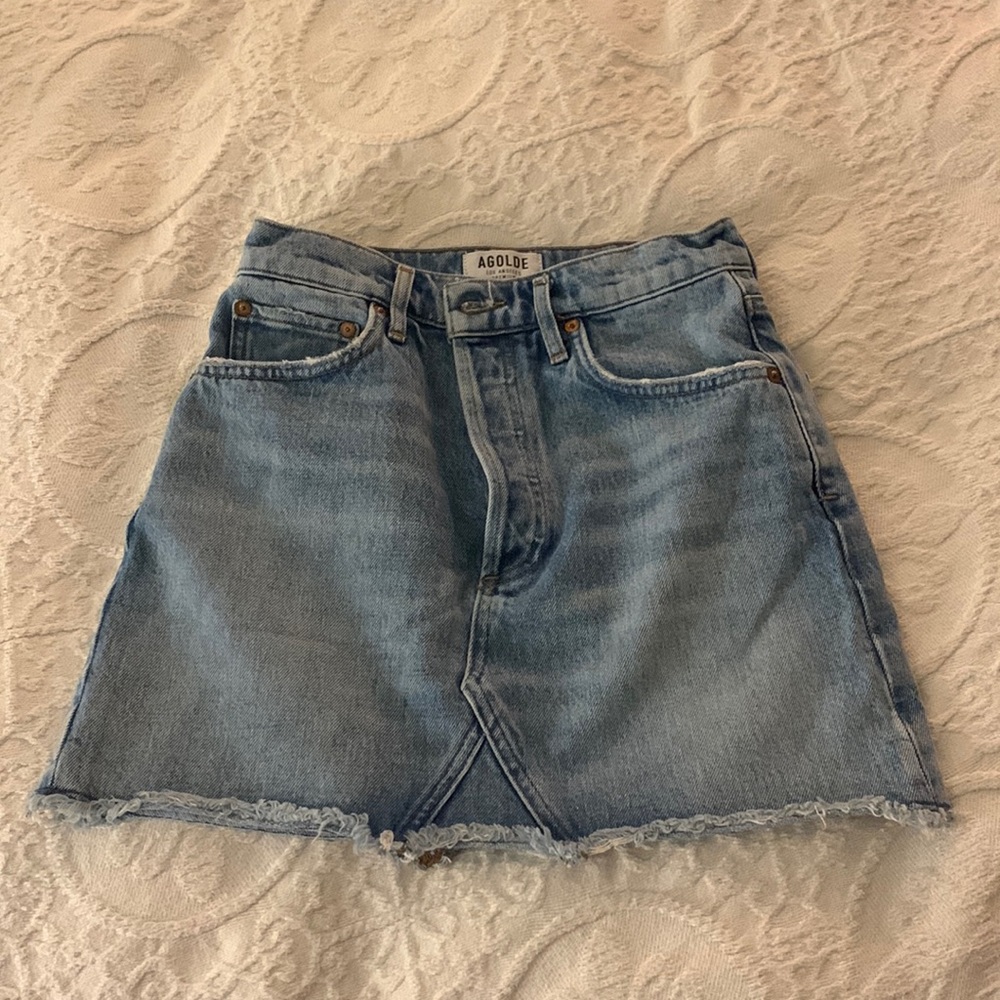 Reposh - Agolde denim mini skirt